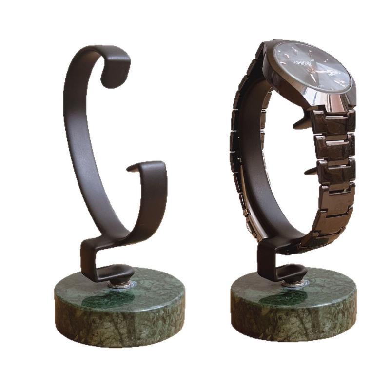 Jewelry And Watches Inc - حامل عرض الساعات بقاعدة رخامية وحامل