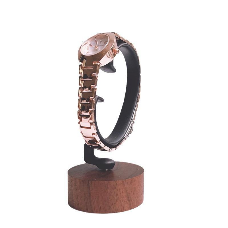 حامل ساعات خشبي على شكل حرف C، - مراجعة Jewelry And Watches Inc وسعره