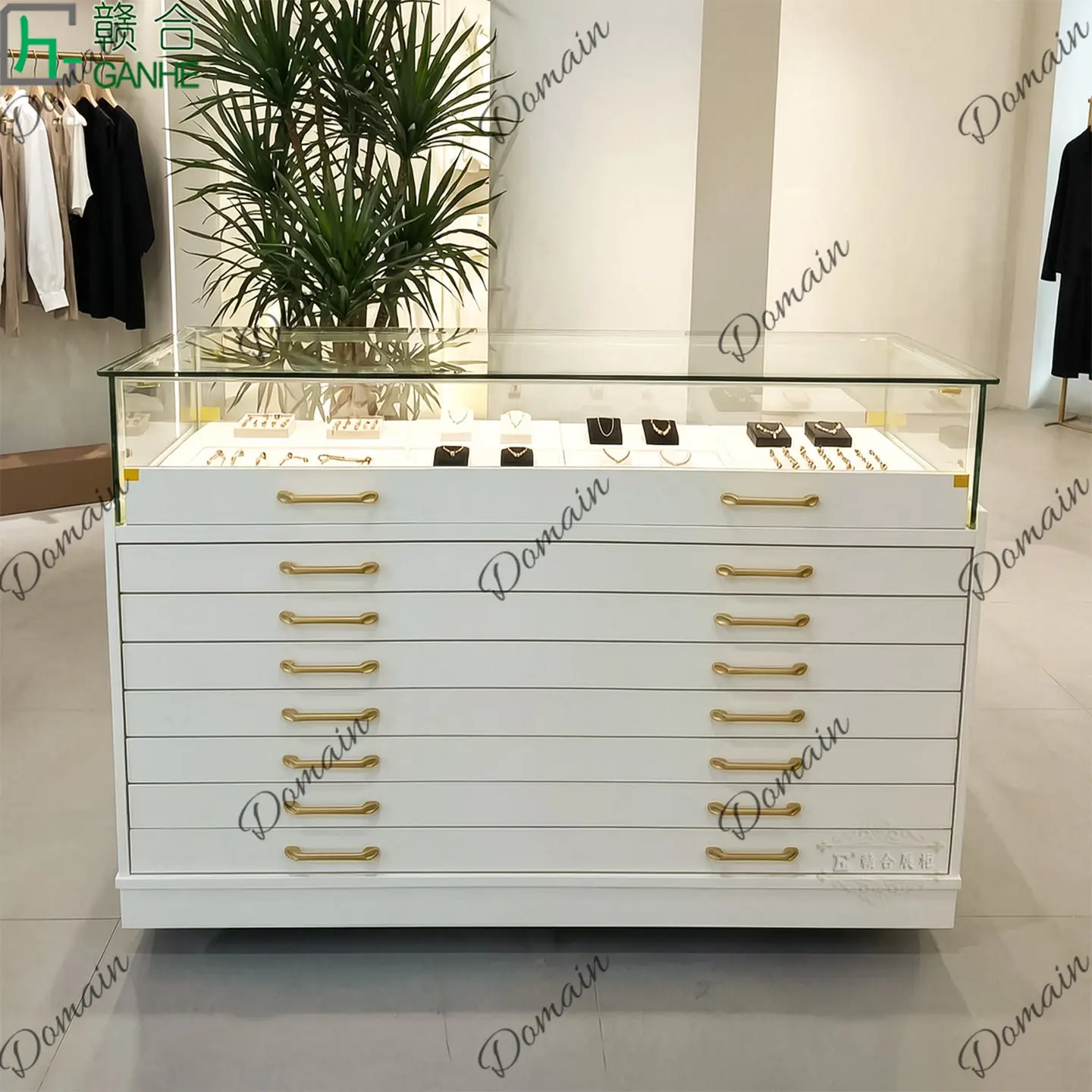 خزانة عرض زجاجية فاخرة متعددة  - مراجعة Jewelry For Watches وسعره